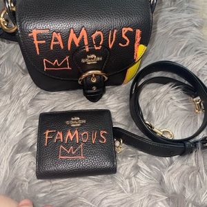 ** SOLD**** Coach basquiat with wallet * SOLD DO NOT BUY***